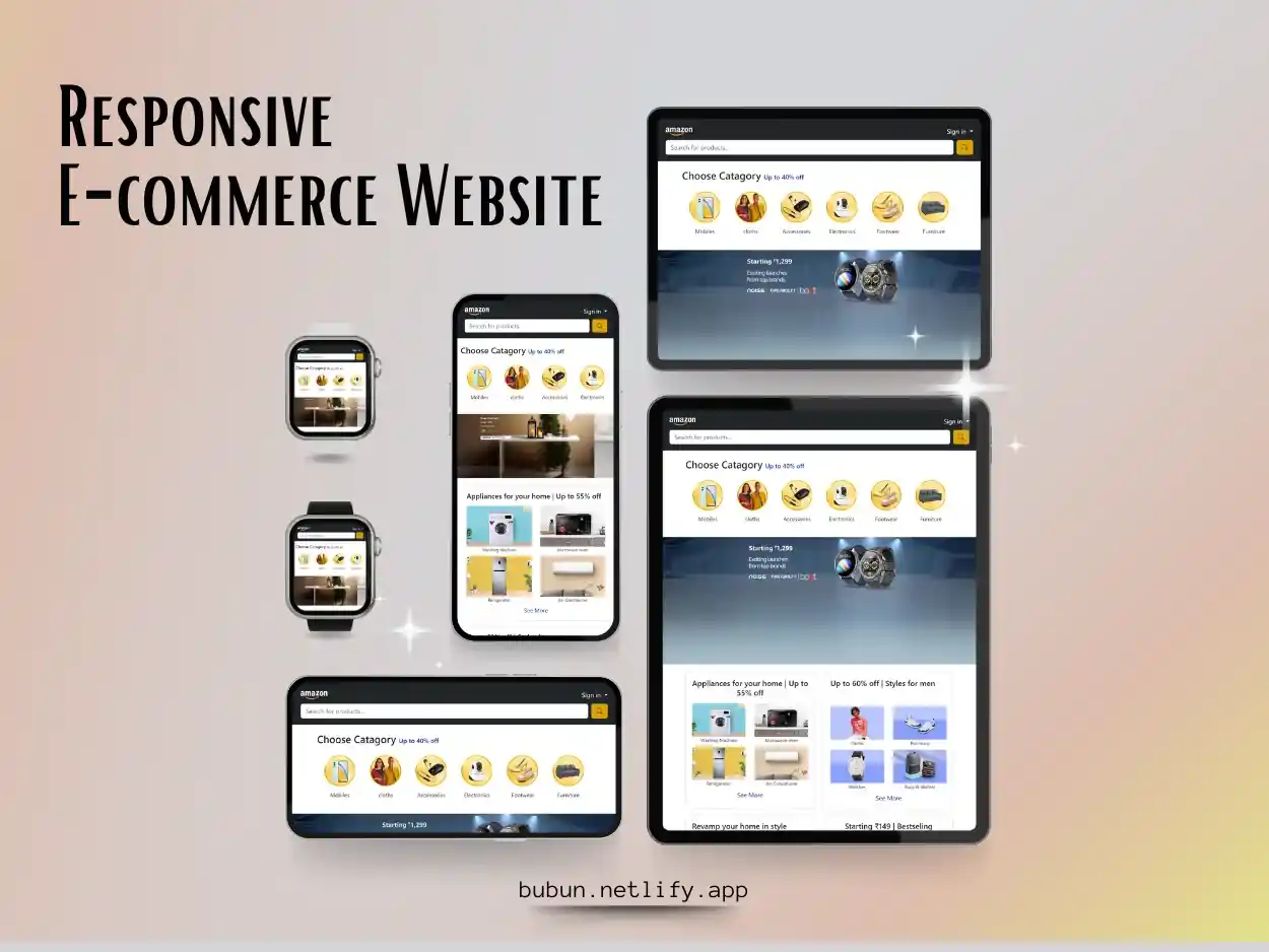 amazon E-commerce Website
