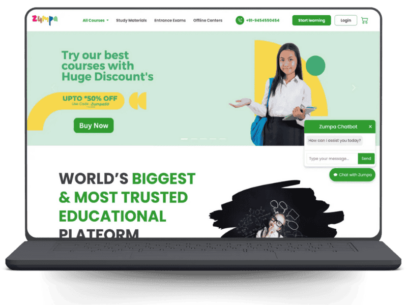 zumpa Educational Website